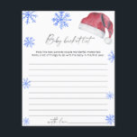 Tomat - spel med haklista<br><div class="desc">Vinterbabyduschen! Jul baby! Vattenfärgshatt! Inbjudan dina gäster med den här vattenfärgen Santa hat och snöflingor - inbjudan till elegant för babydusch. Matchande objekt är tillgängliga.</div>