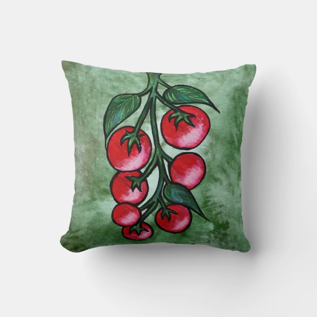 Tomatälskare                                       kudde (Framsida)