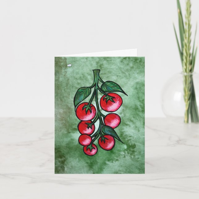 Tomatälskare                                       tack kort (Framsida)