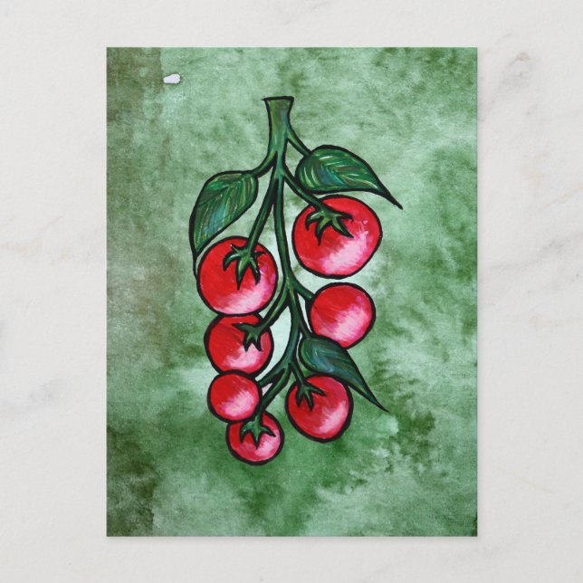 Tomatälskare                                       vykort (Framsida)