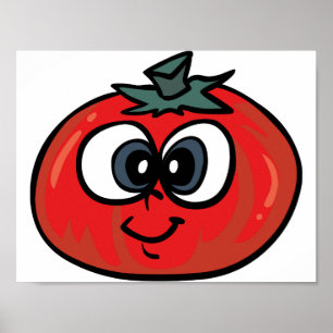 Tomatansikteaffisch Poster