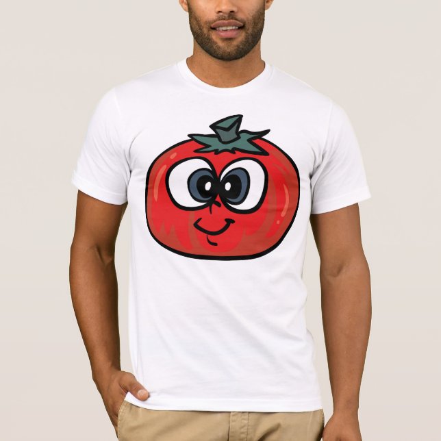 Tomatansiktemanar T-tröja Tee Shirt (Framsida)