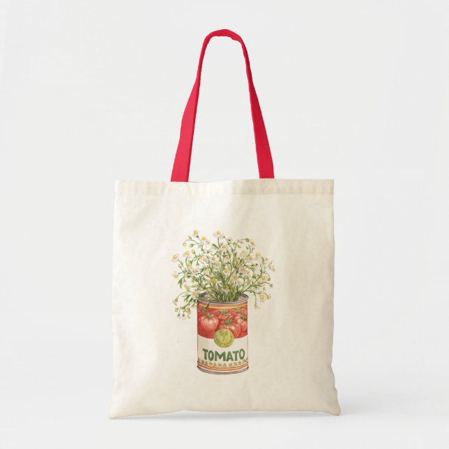 Tomatburkblommor Tygkasse (Framsidan)