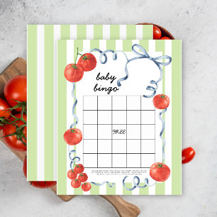 Tomater - Baby shower bingo spel