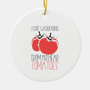 Tomater Gardener Gift Julgransprydnad Keramik