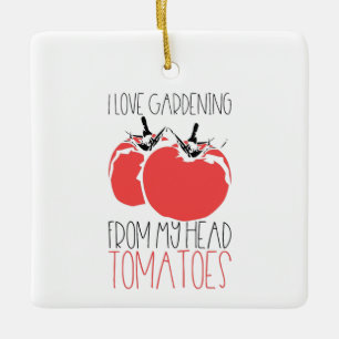Tomater Gardener Gift Julgransprydnad Keramik