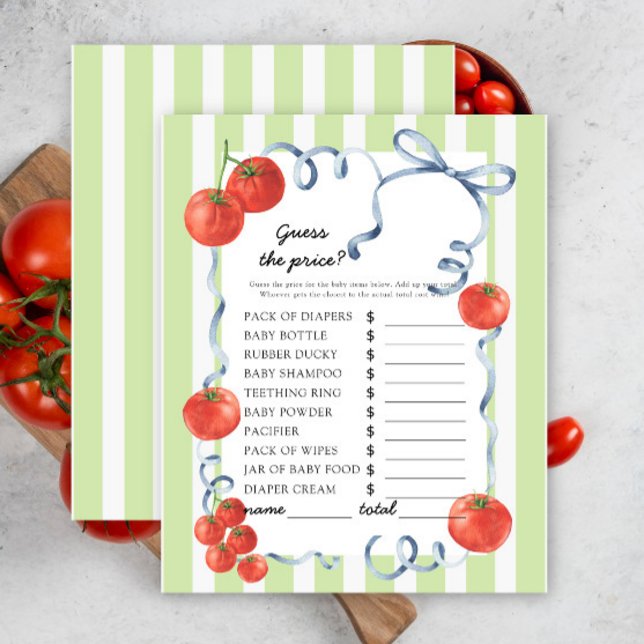 Tomater - Gissa prisa! Spel (Skapare uppladdad)