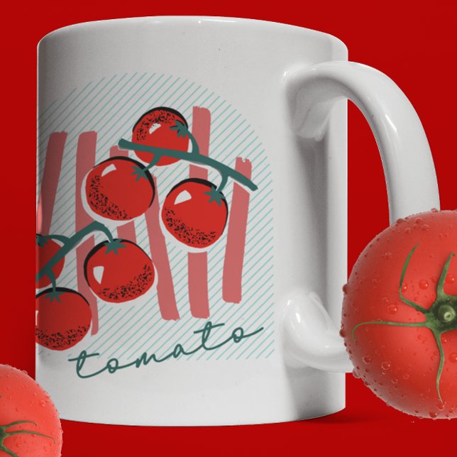 Tomater Italien Bondemarknad Kaffemugg (Skapare uppladdad)