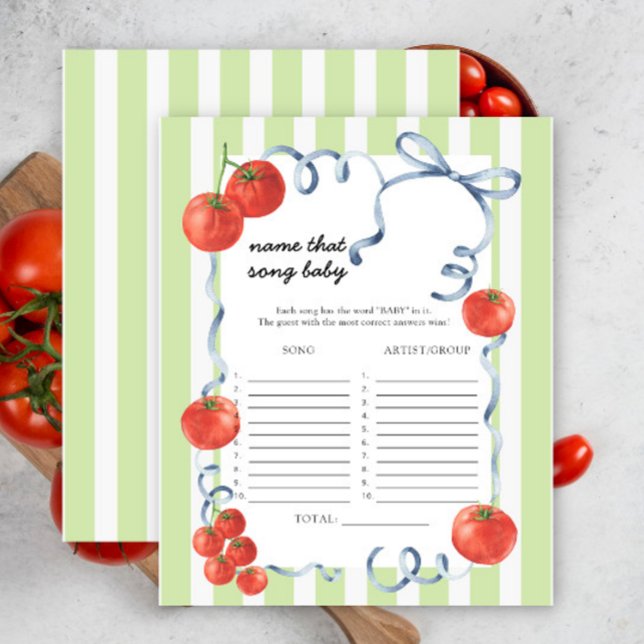 Tomater - Namn i Baby Sång (Skapare uppladdad)