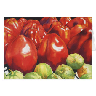 Tomater och Tomatillios Hälsningskort