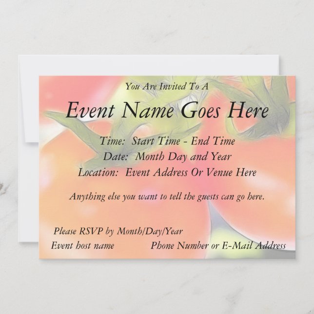 Tomater stängda inbjudningar (Framsida)