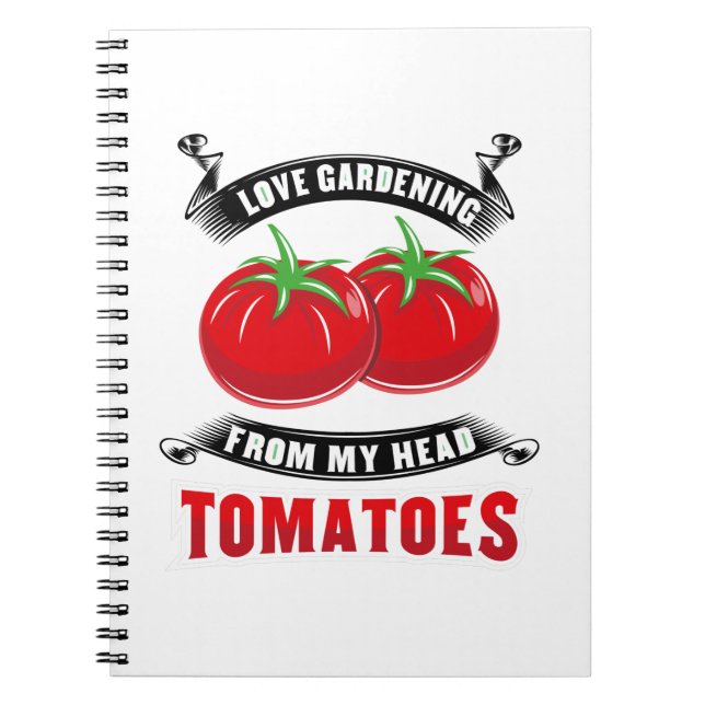  Tomater Tomatohead Anteckningsbok (Framsidan)
