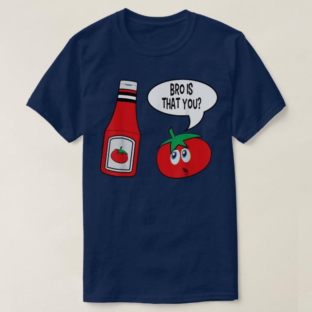 Tomater Vegetable Vegans Gardeners Bro är att du T Shirt (Design framsida)
