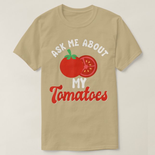 Tomater Vegetable Vegans Gardeners Vegetarian Gar T Shirt (Design framsida)