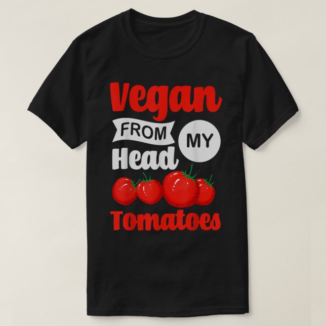 Tomater Vegetable Vegans Gardeners Vegetarian T Shirt (Design framsida)
