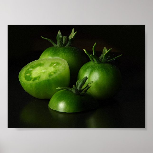Tomates Grönt still Life Poster (Framsidan)