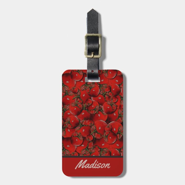 Tomates Luggage Tag Bagagebricka (Vertikal Framsida)