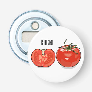 Tomatillustration av tecknaden flasköppnare