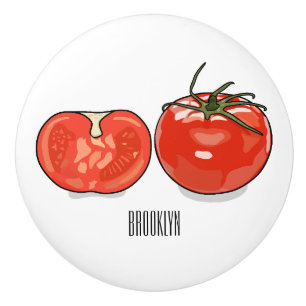 Tomatillustration av tecknaden knopp