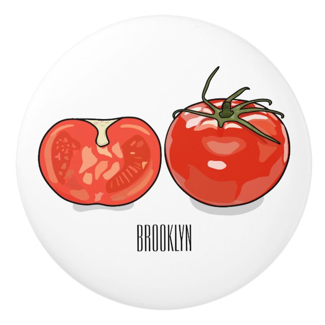 Tomatillustration av tecknaden knopp (Framsidan)