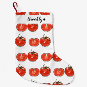 Tomatillustration av tecknaden liten julstrumpa