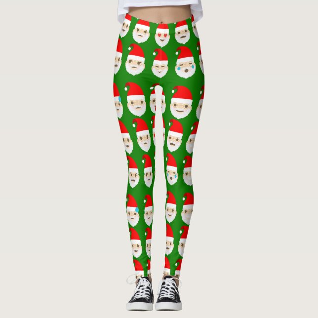 Tomatisk emoji emoticons leggings (Framsida)