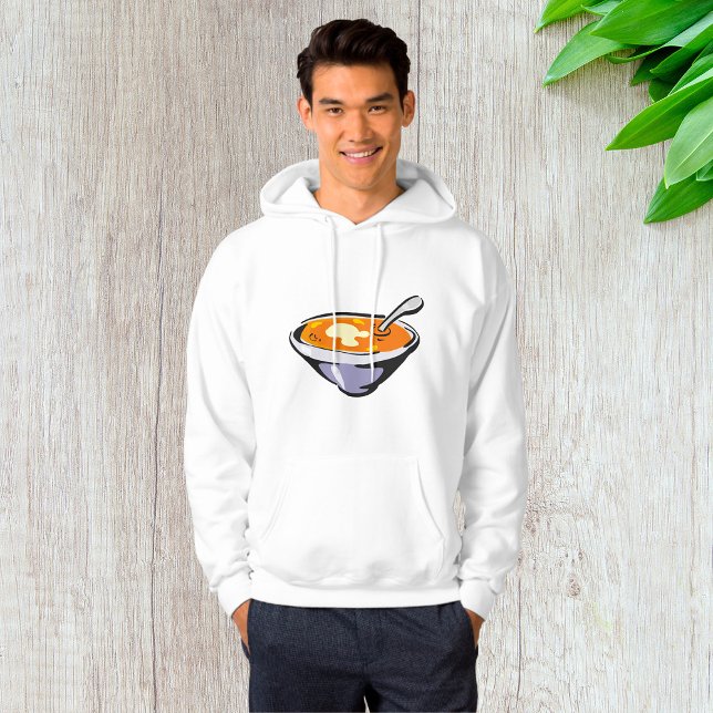 Tomatisoppsskål med sked hoodie (Skapare uppladdad)
