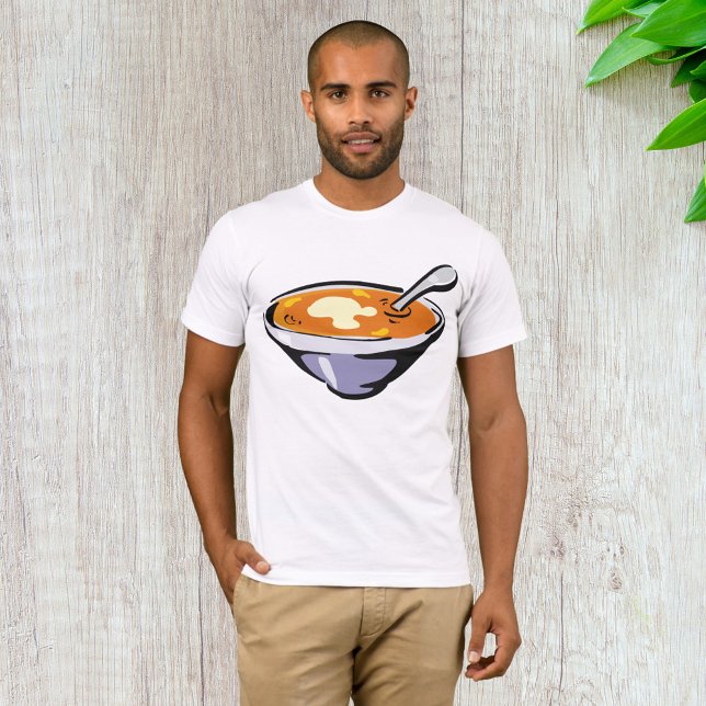 Tomatisoppsskål med sked t shirt (Skapare uppladdad)