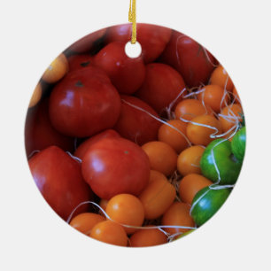 Tomatjulprydnad Julgransprydnad Keramik