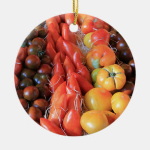 Tomatjulprydnad Julgransprydnad Keramik