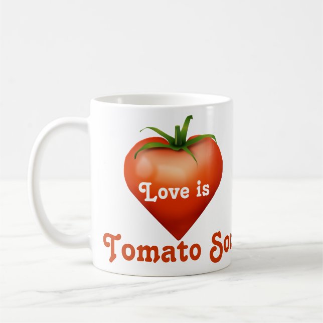 TomatKopp för Soppa Kaffemugg (Vänster)