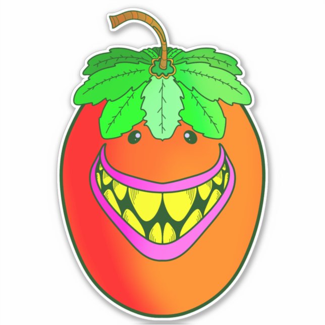Tomatmonster Klistermärken (Framsida)