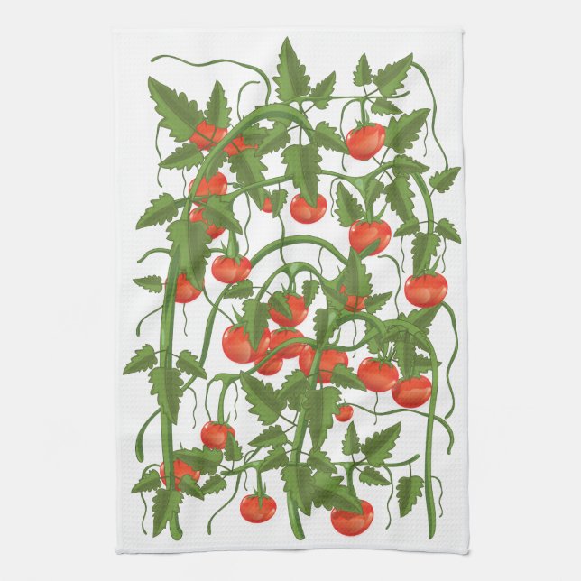 Tomatmönster Kökshandduk (Vertikal)