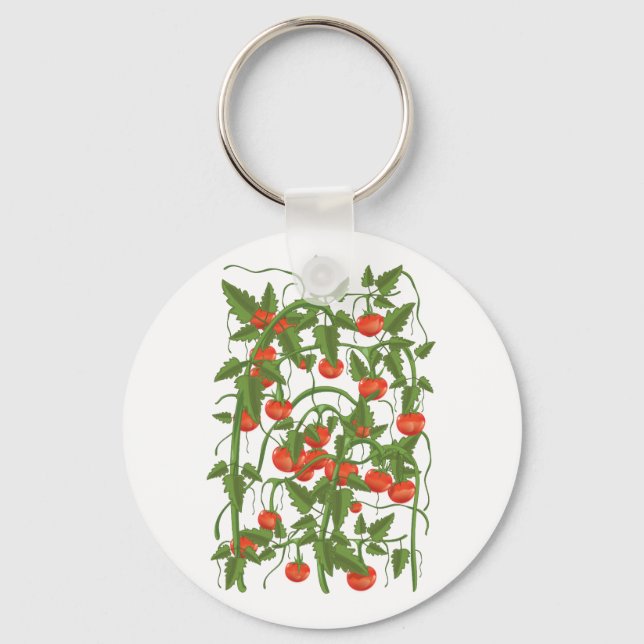 Tomatmönster Nyckelring (Framsida)