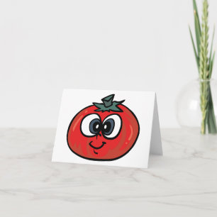 Tomato Ansikte Note Cards Kort
