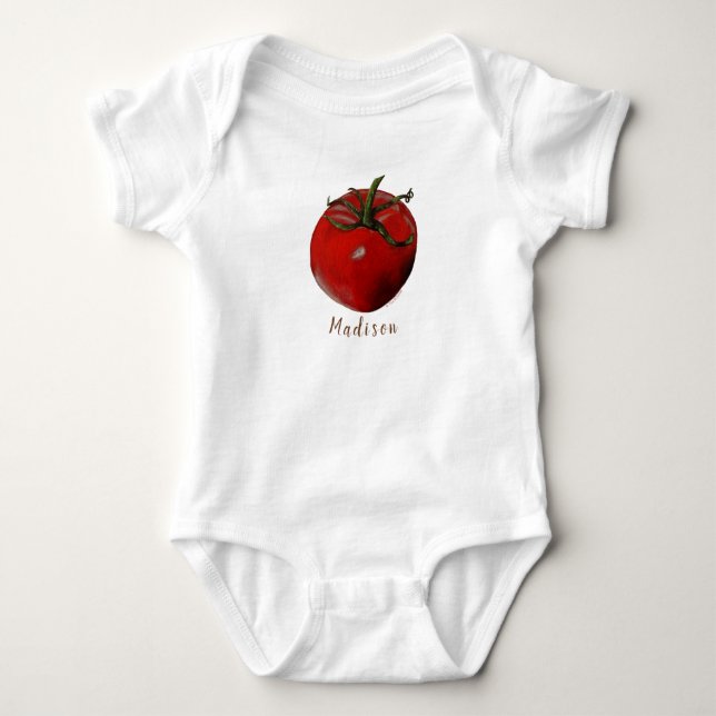 Tomato Baby Bodykostydräkt T Shirt (Framsida)