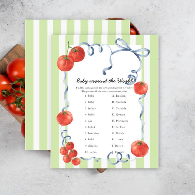 Tomato babydusch - baby värld runt-spelet (Skapare uppladdad)