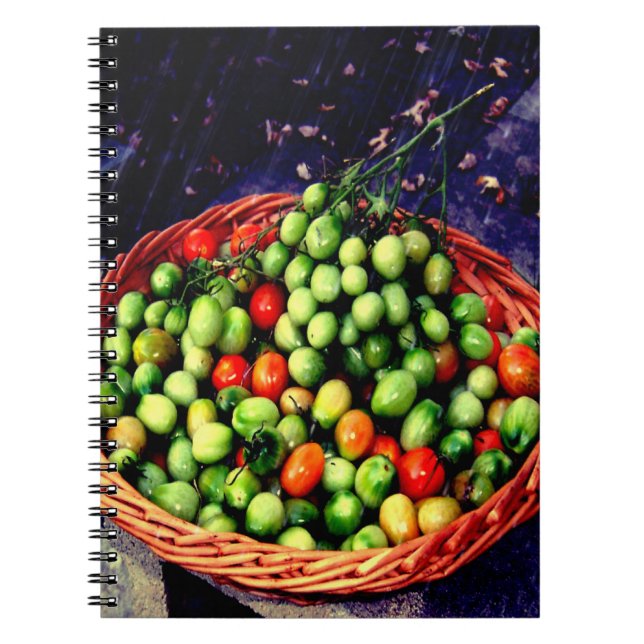Tomato Basket Anteckningsbok (Framsidan)