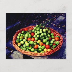 Tomato Basket Vykort
