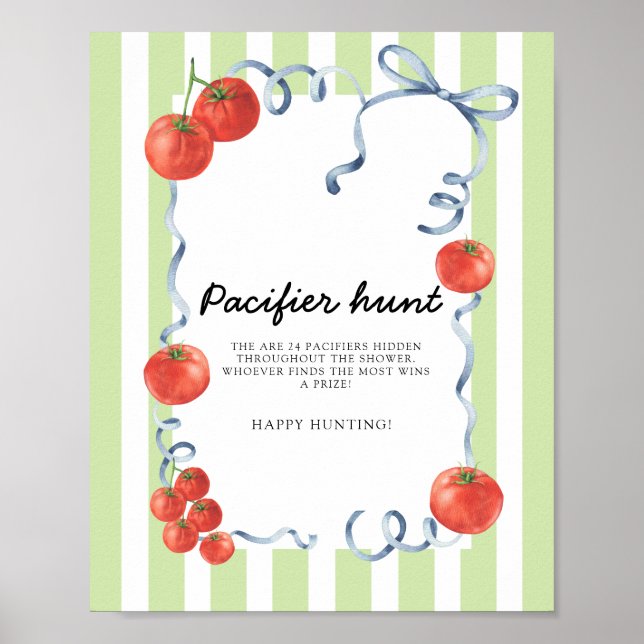 Tomato Bebis dusc Sugspeletare jakt Poster (Framsidan)