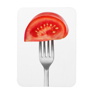 Tomato biet på en gaffel magnet