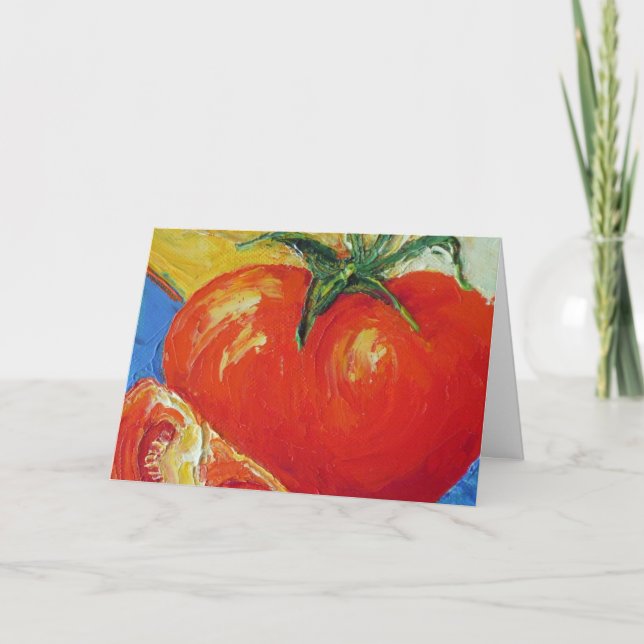 Tomato Birthday-kort Kort (Framsida)