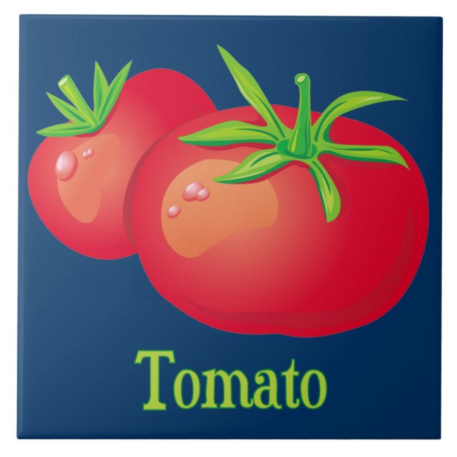 Tomato Decorative Kitchen Tile Kakelplatta (Framsidan)