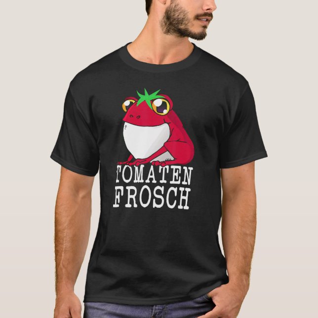 Tomato Frog Cute Frog For Children Frog T Shirt (Framsida)