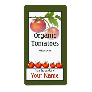 Tomato Gardener Label Fraktsedel