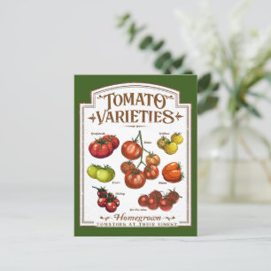 Tomato Gardener, Vegetabiliska tomater  Vykort