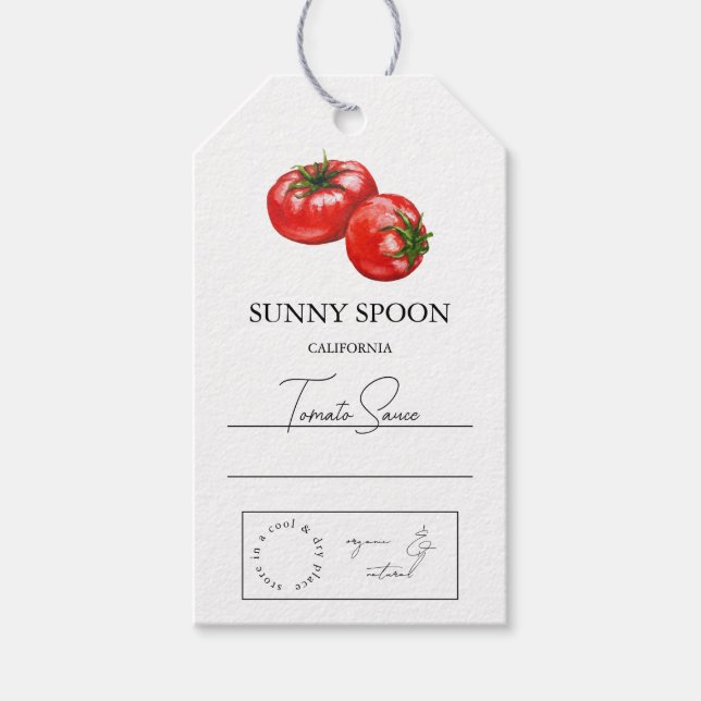 Tomato hang Märkre Presentetikett (Framsidan)