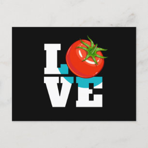 Tomato Kärlek tomater Vegetable Vykort