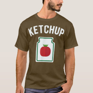 Tomato Ketchup Flaska Funny Halloween Costume T Shirt
