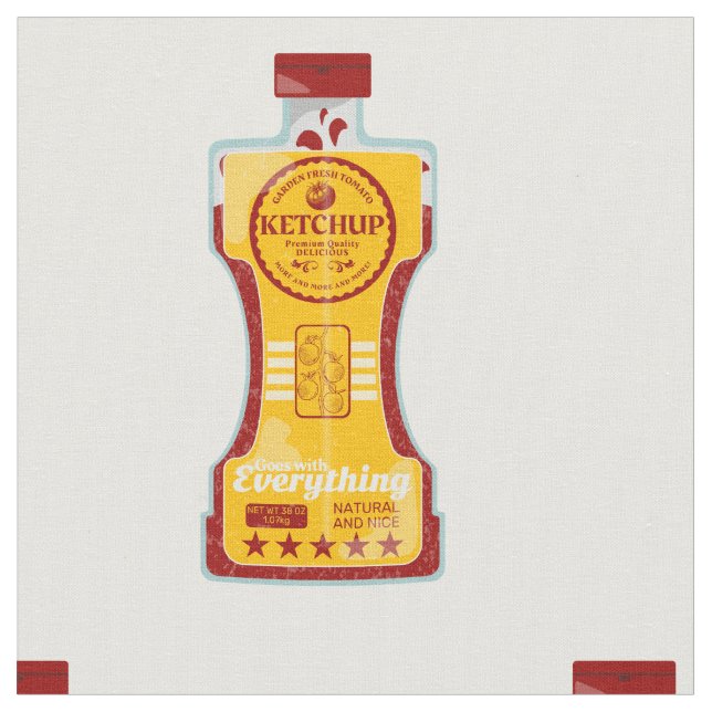 Tomato Ketchup Tyg (Närbild)